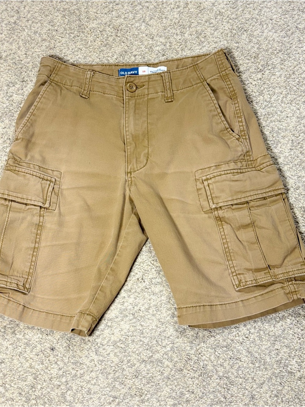 Old Navy Men's Khaki Cargo Shorts
